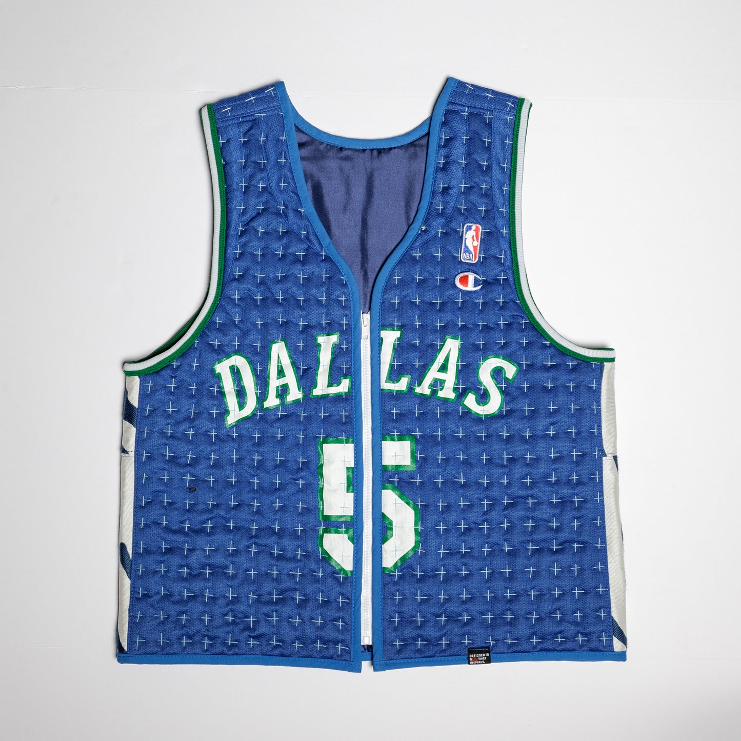 Mavs Sashiko Stitching Vest