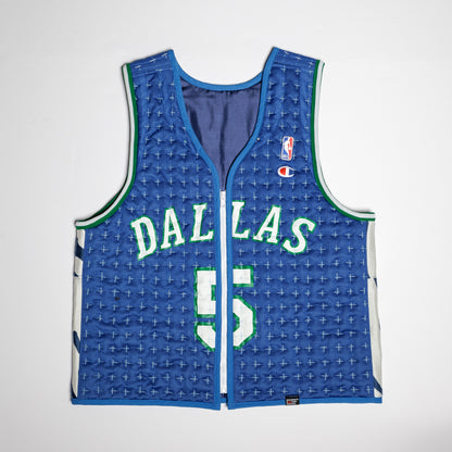 Mavs Sashiko Stitching Vest